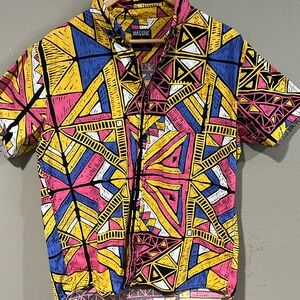 Massive Hawaiian shirts in bold colors
